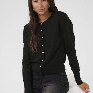 Cardigan - KAlizza - Black Deep - Kaffe billede