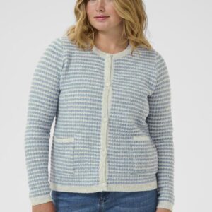 Cardigan - Strik - KCelanna - Light GreyM/Windward Structure - Kaffe Curve billede