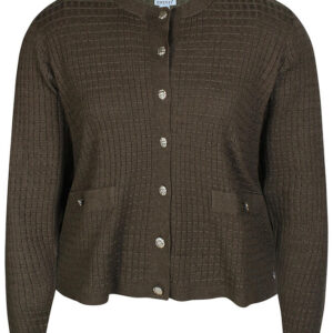 Cardigan - Strik - Kogle 996 - Grøn - Zhenzi billede