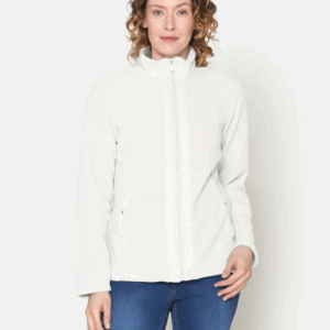 Fleece Jakke - Off White - Brandtex billede