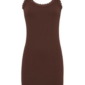 Top - Frida Plus Long - Cioccolato - Tim & Simonsen billede