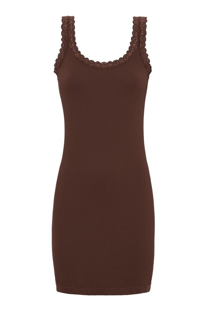 Top - Frida Plus Long - Cioccolato - Tim & Simonsen billede