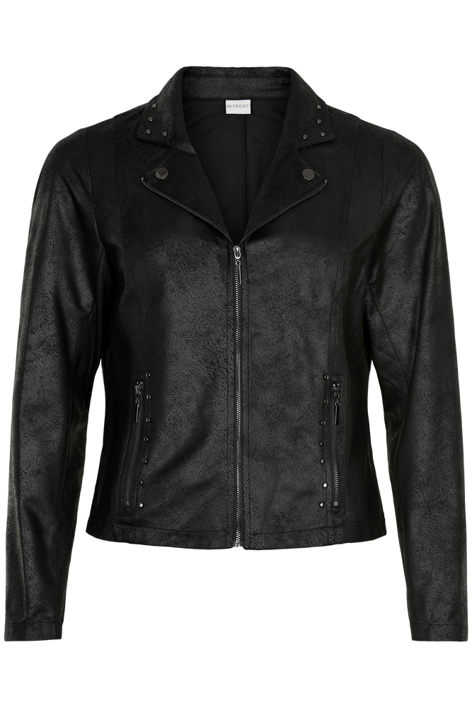 Jakke kort - Mapelina - Sort - IN FRONT billede