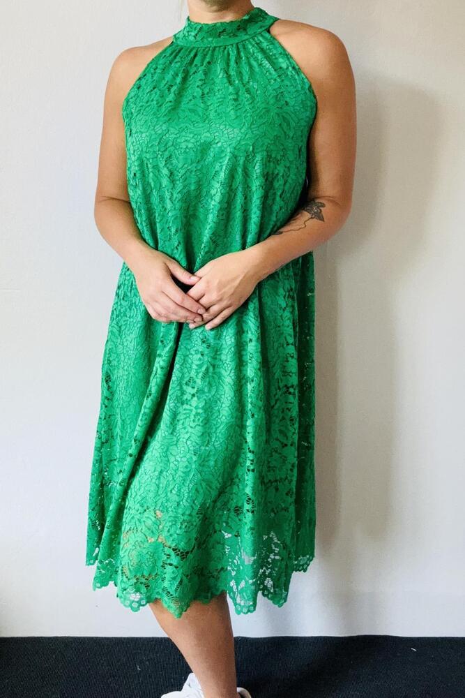 Kjole - Holly - Grøn - SOMMERSTEDT billede