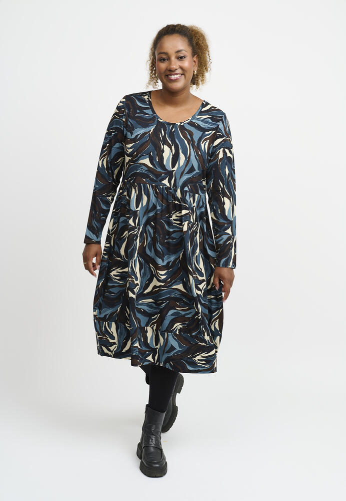 Kjole - PNImila - Steel Blue - Pont Neuf billede