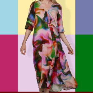 Kjole - Waves and blur du Lillian - du Milde billede