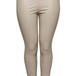 Leggings m coated front - Elsebeth - Sand - Pont Neuf billede