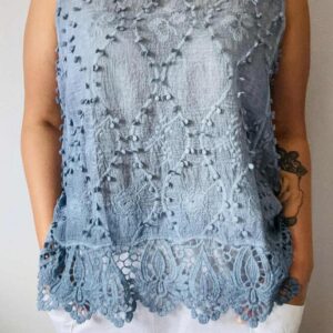 Top - Bomber - Blue - M.X.O billede