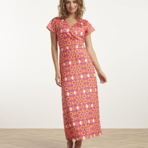 Maxi Kjole - Fruit Print - Pink/Multicolour - Smashed Lemon billede
