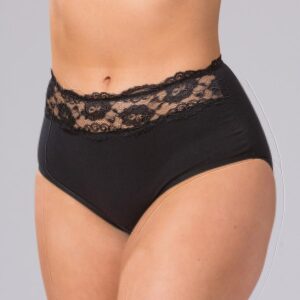 Miditrusse m blonde - 2 pak - Sort - Trofé billede