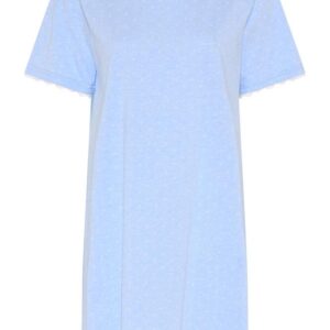 Natkjole - Petite Dot - Blå Melange - Micha billede