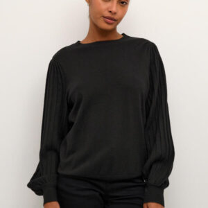 Pullover - Strik - KAlone - Black Deep - Kaffe billede