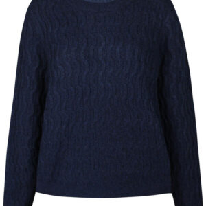 Pullover - Strik - Remi - Marine - ZE-ZE billede