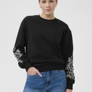 Sweatshirt - KAvivian - Black Deep - Kaffe billede