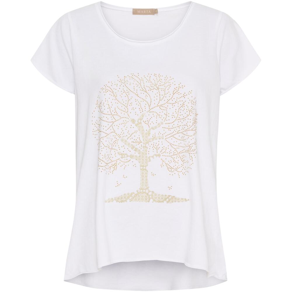T-shirt - MdcMarie - White Tree - Marta du Château billede