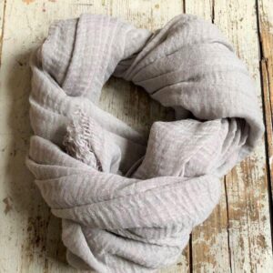 Tørklæde - Beige Grå - Vanting billede