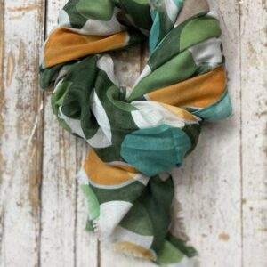 Tørklæde - Cirkler - Grøn - Vanting billede