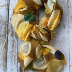 Tørklæde - Cirkler - Gul/Orange - Vanting billede