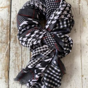 Tørklæde - Grafik - Sort - Vanting billede