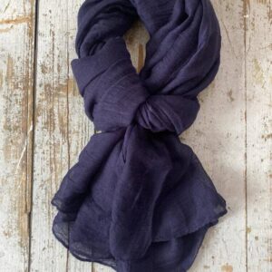 Tørklæde - Mørkeblå - Vanting billede