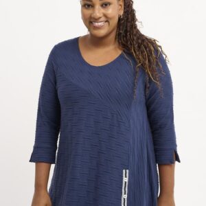 Bluse - PNCaya - Navy - Pont Neuf billede