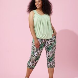 Capri bukser - Mavis - Grøn - Zhenzi billede