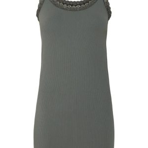 Top - Frida Plus Long - Oliva - Tim & Simonsen billede