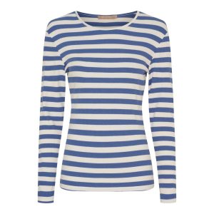 Langærmet T-shirt - MdcBegonia - Fiordo - Marta du Château billede