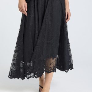 Nederdel - FQLALLY - Black - FREEQUENT billede