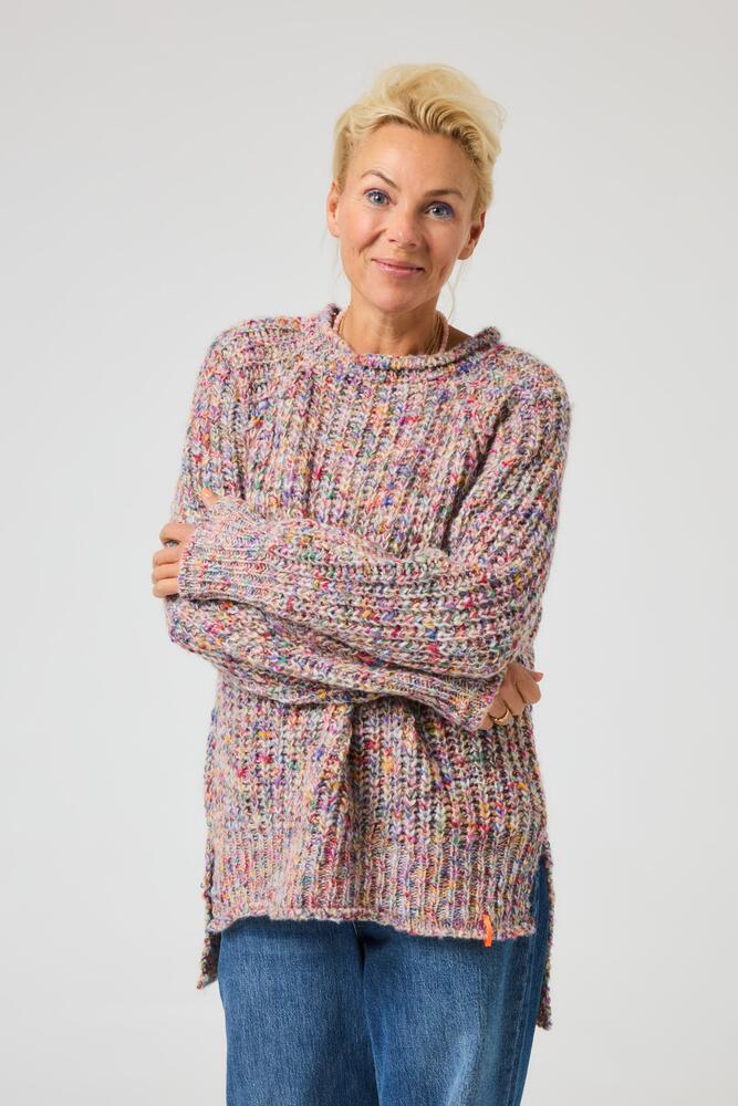 Pullover - Strik - Sommerhus - Multi Color - Lene Beier X Lind billede