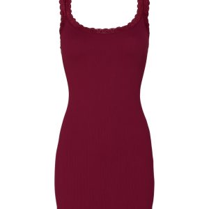 Top - Frida Plus Long - Bordo - Tim & Simonsen billede