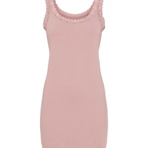 Top - Frida Plus Long - Rosa Antico - Tim & Simonsen billede