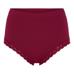 Trusser - Feline Rib Midi - Bordo - Tim & Simonsen billede