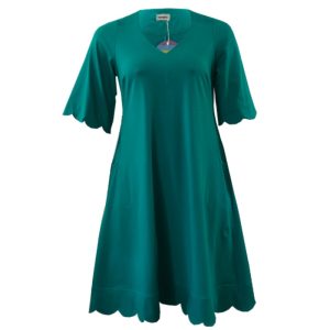 Plus size kjole - Nami Emerald Green - Amamiko