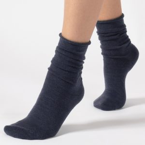 Aoraki Merino Wool Marine - Mørkeblå uld strømper - Cette