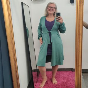 Bamboo Cardigan Ocean - Amamiko