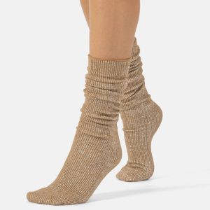 Glitter rib strømper - Caresse - Cette