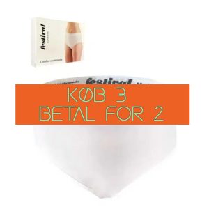 Mikrofiber trusser i hvid - 507000 - Festival