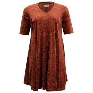 Løs plus size kjole - Emi Terra Confetti - Amamiko