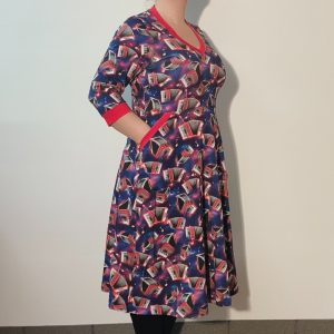 Plus size kjole - Dana Accordion - Amamiko