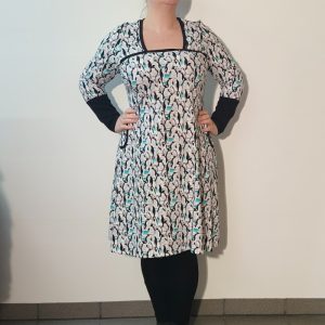 Plus size kjole - Tokyo Penguin - Amamiko