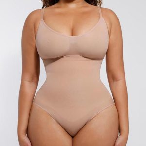 SILHUET Bodysuit - Beige / 5XL billede