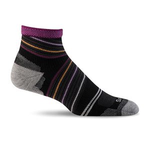SockWell Sportstrømper Dame - Sort/Grå/Lilla billede