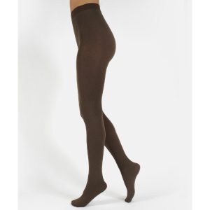 Walnut Lima Cashmere Wool 150 denier - Brun vinter strømpebukser - Cette